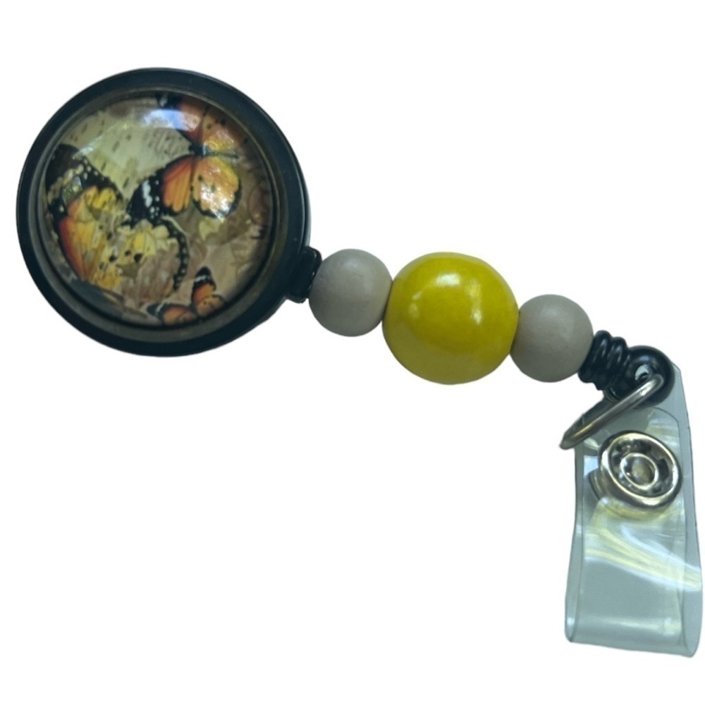 New - Butterfly badge reel - Picture 5 of 5